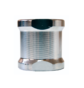 Socket - chrome plated - 1/2" x 1/2"