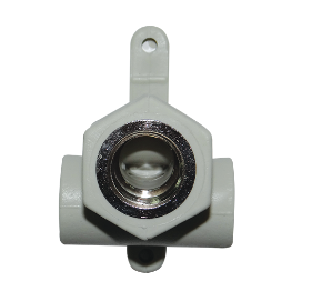 Eccentric tee - ∅ 20 x 1/2"F