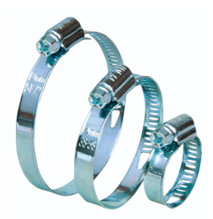 Galvanized hose clamp - ∅70-90