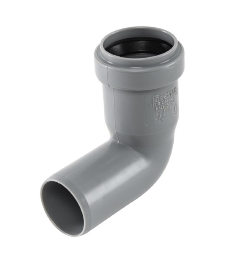 PPK Elbow 87° - grey - ∅ 40