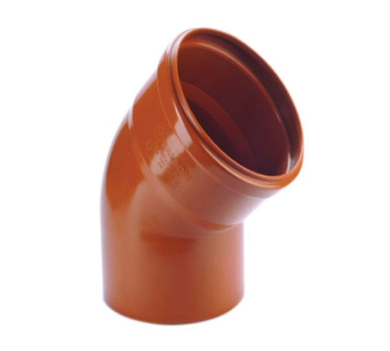PVC Elbow 45° - orange - ∅ 200