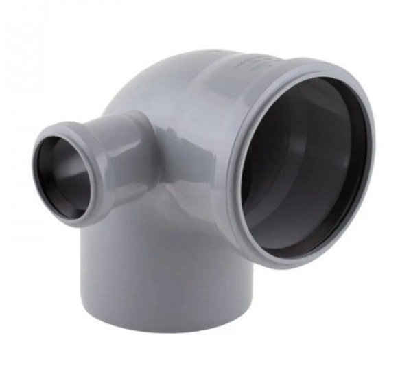 PPK Elbow with branch 87° - left - ∅ 110/50