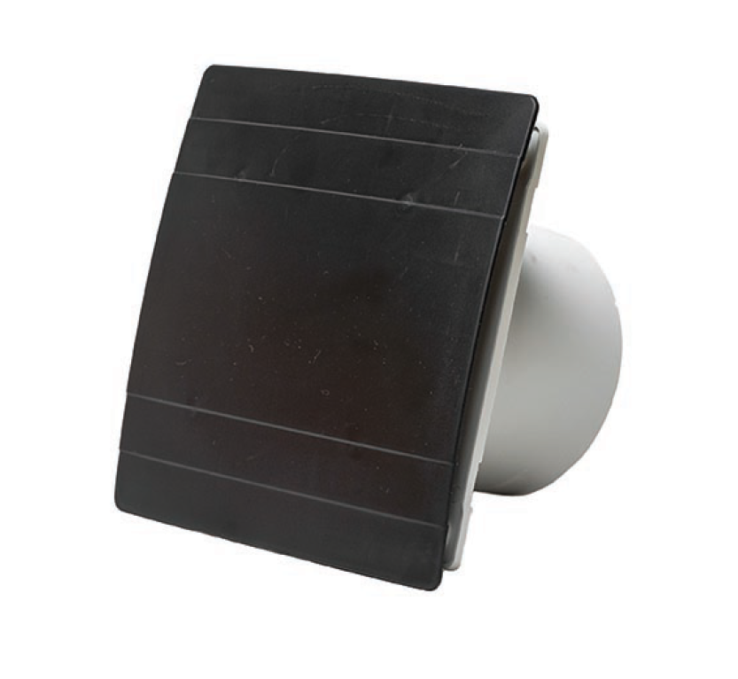 Domestic axial fan - ∅ 100 - black