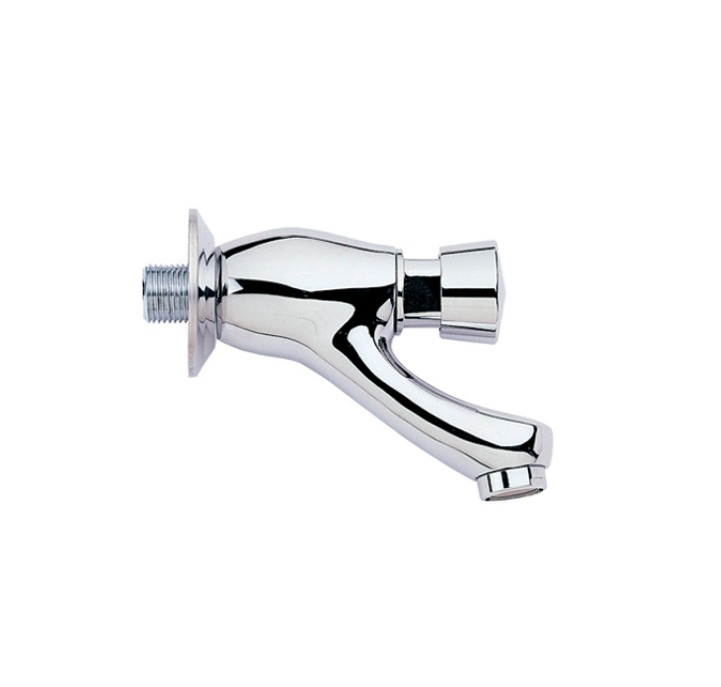Self-closing press tap - wall for basin - 1/2"