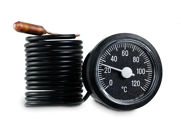 Capillary thermometer for boiler - 0°÷120°C