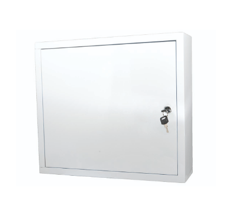 Surface-mounted manifold box with key lock - 450x800