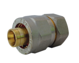 Straight female fitting - 18 x 1/2" F