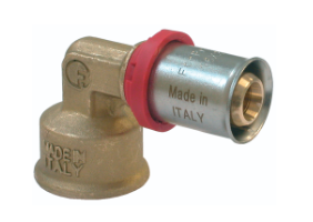 Angle female fitting - 16 x 1/2"F