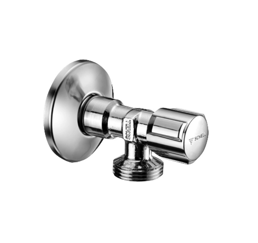 Angle valve with regulating function SCHELL 1/2" x 3/4"